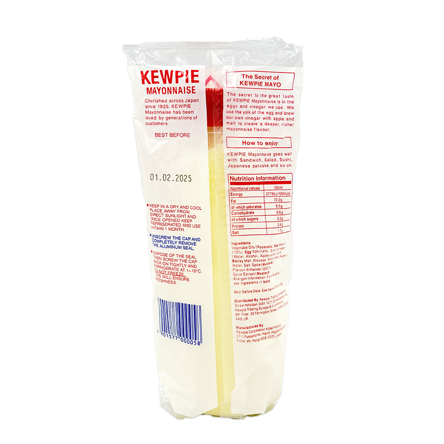 KEWPIE Mayonnaise 丘比日本蛋黃醬 500g
