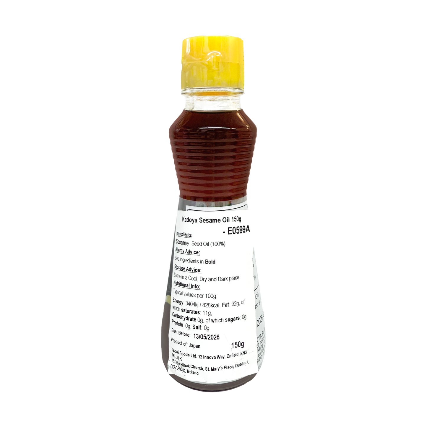 角屋日本純正上等芝麻油 KADOYA Pure Sesame Oil 163ml