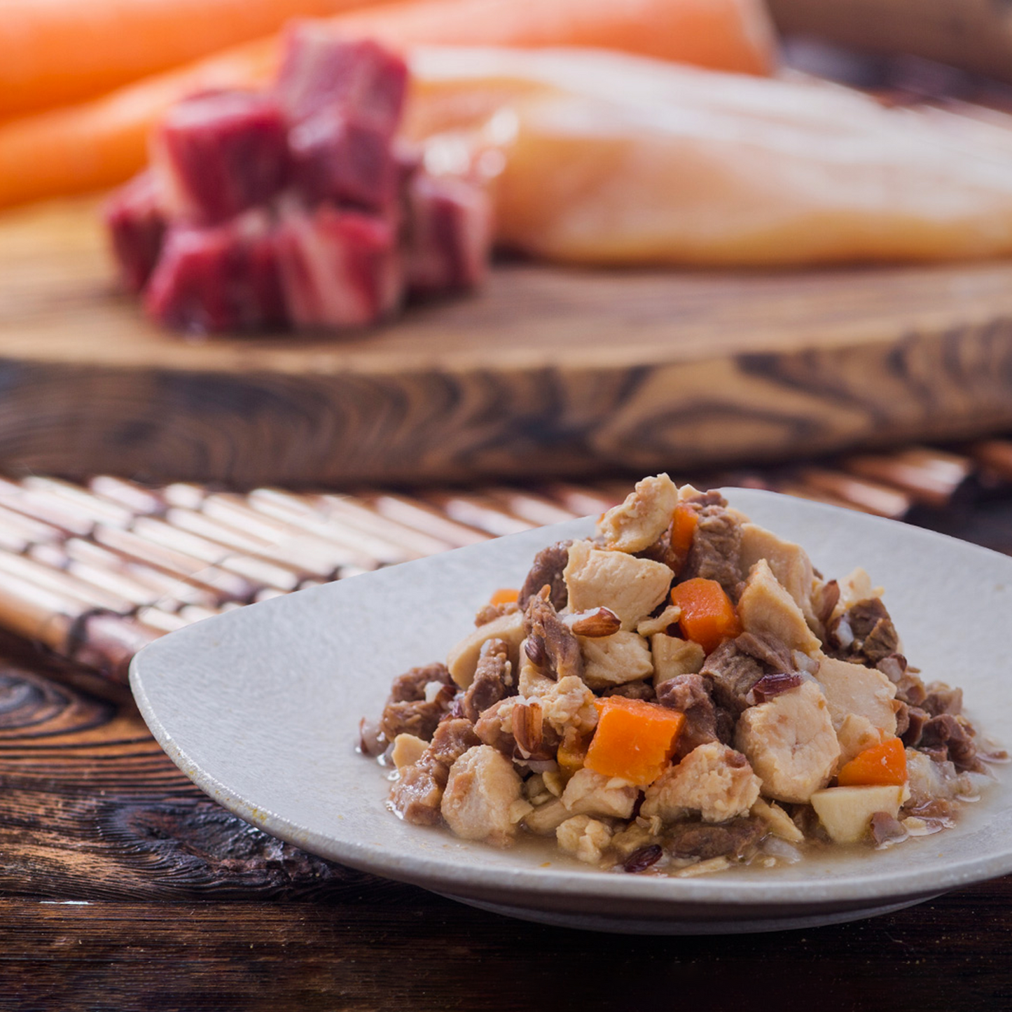 KAKATO Complementary Diet For Cats & Dogs (Chicken, Beef, Brown Rice & Vegetables) 卡格貓狗鮮食罐 (雞, 牛, 糙米, 蔬菜) 170g