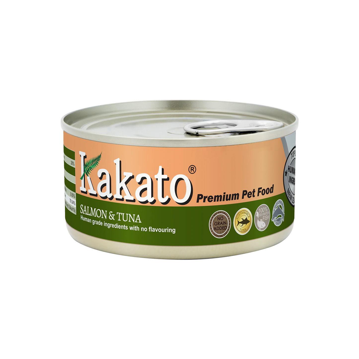 KAKATO Complementary Diet For Cats & Dogs (Salmon & Tuna) 卡格貓狗鮮食罐 (三文魚及吞拿魚) 170g