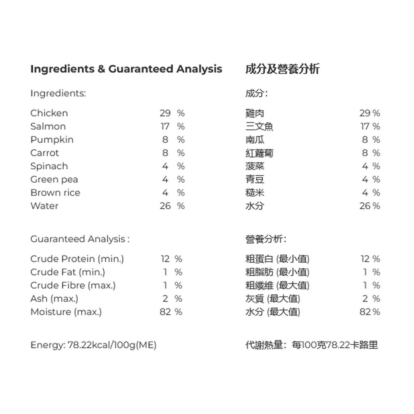 KAKATO Complementary Diet For Cats & Dogs (Chicken, Salmon & Vegetables) 卡格貓狗鮮食罐 (雞, 三文魚, 蔬菜) 170g