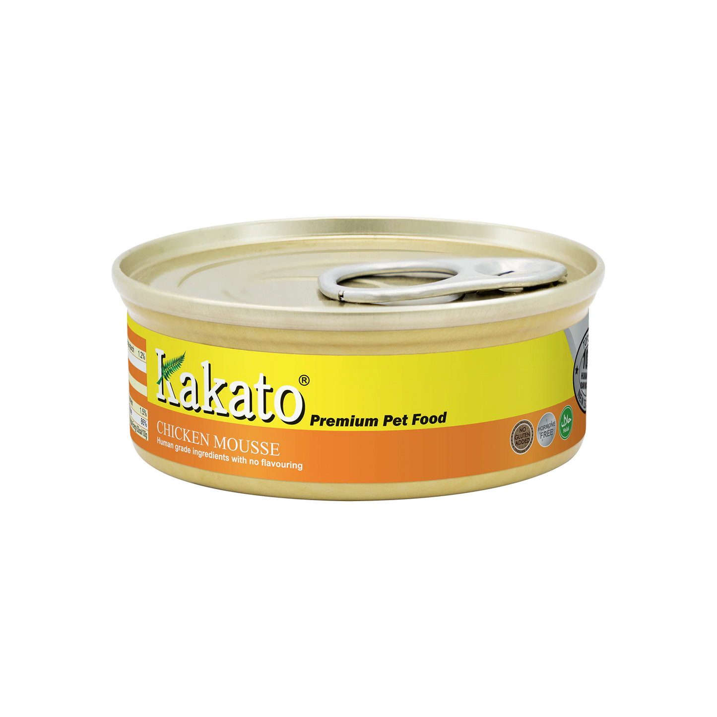 KAKATO Complementary Diet For Cats & Dogs (Chicken Mousse) 卡格貓狗鮮食罐 (雞肉慕絲) 40g