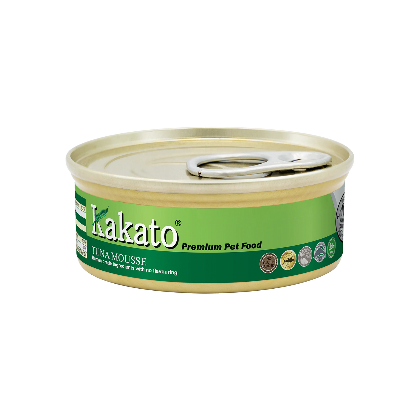 KAKATO Complementary Diet For Cats & Dogs (Tuna Mousse) 卡格貓狗鮮食罐 (吞拿魚慕絲) 40g