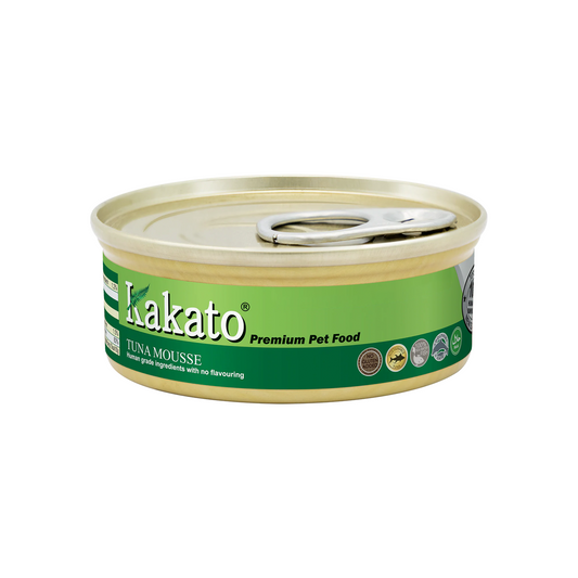 KAKATO Complementary Diet For Cats & Dogs (Tuna Mousse) 卡格貓狗鮮食罐 (吞拿魚慕絲) 40g