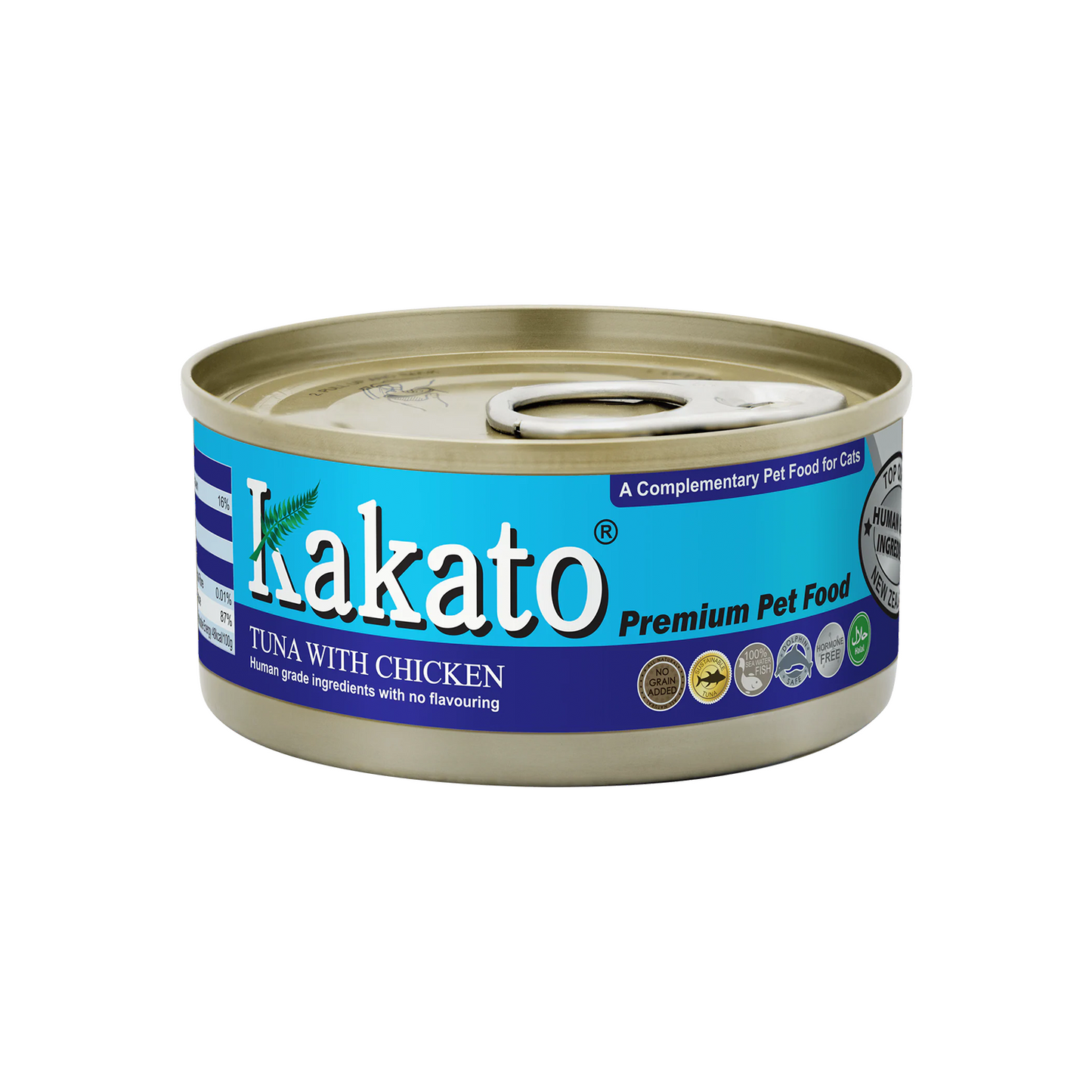 卡格貓狗鮮食罐 (吞拿魚及雞) KAKATO Complementary Diet For Cats (Tuna with Chicken) 70g