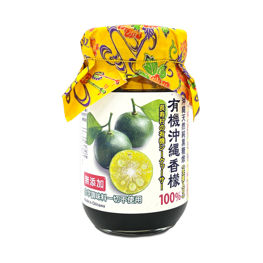 沖繩純黑糖燉有機香檬加薑片 Okinawa Pure Black Sugar Stewed with Organic Lime & Ginger Slices 240g