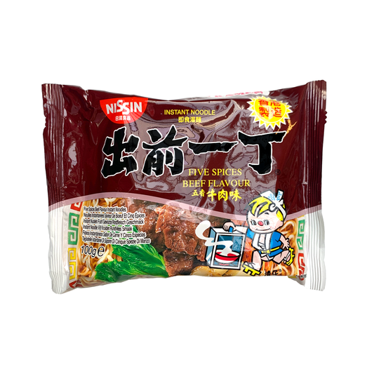 日清出前一丁 香港 (五香牛肉味) NISSIN Demae Ramen HK (Five Spice Beef) 100g