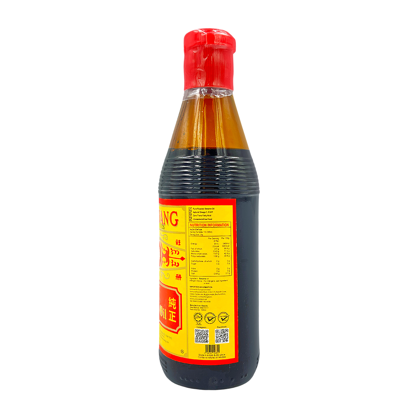 GHEE HIANG Pure Sesame Oil (M) 義香純正芝麻油 (中) 300ml