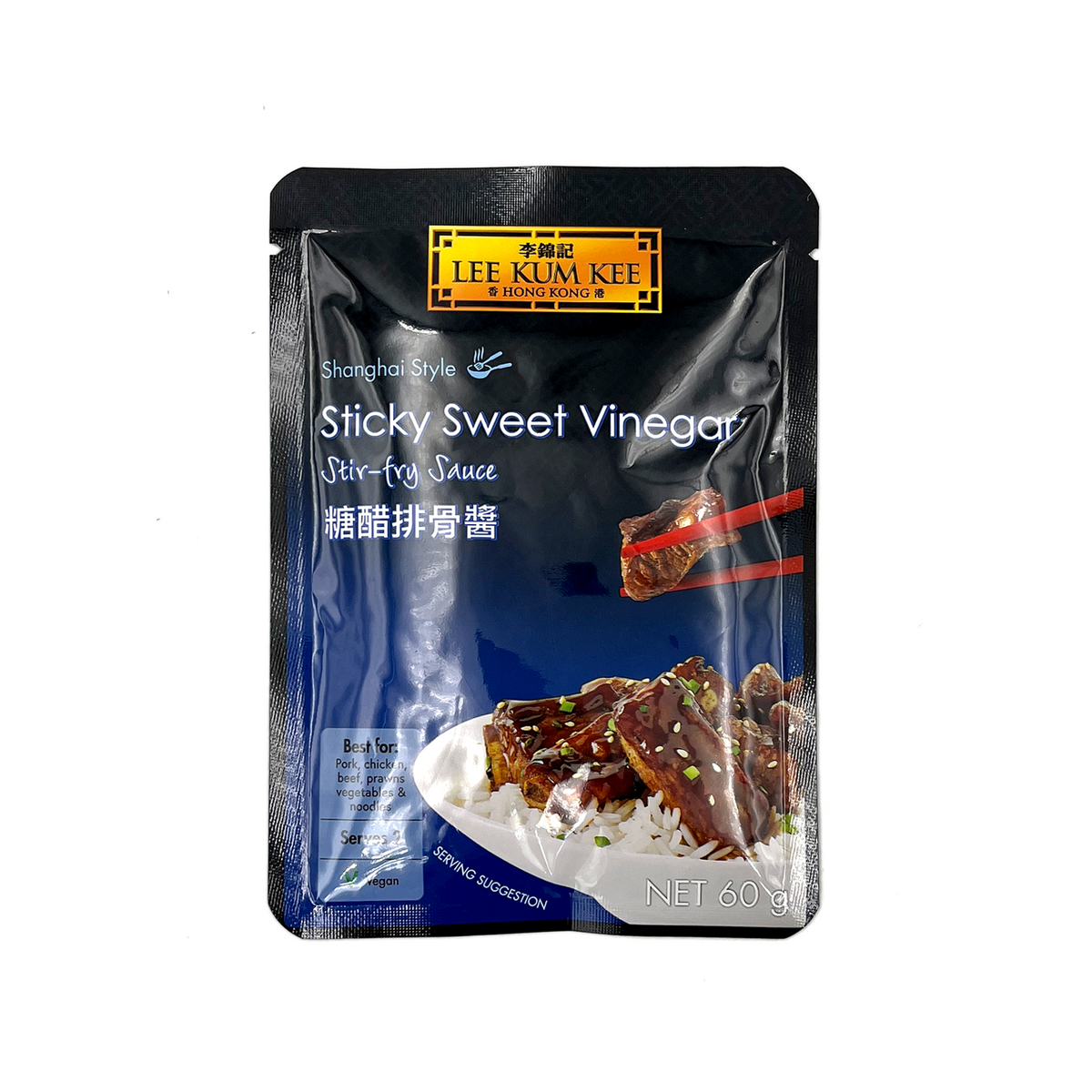 LEE KUM KEE Sticky Sweet Vinegar Stir Fry Sauce 李錦記糖醋排骨醬 60g