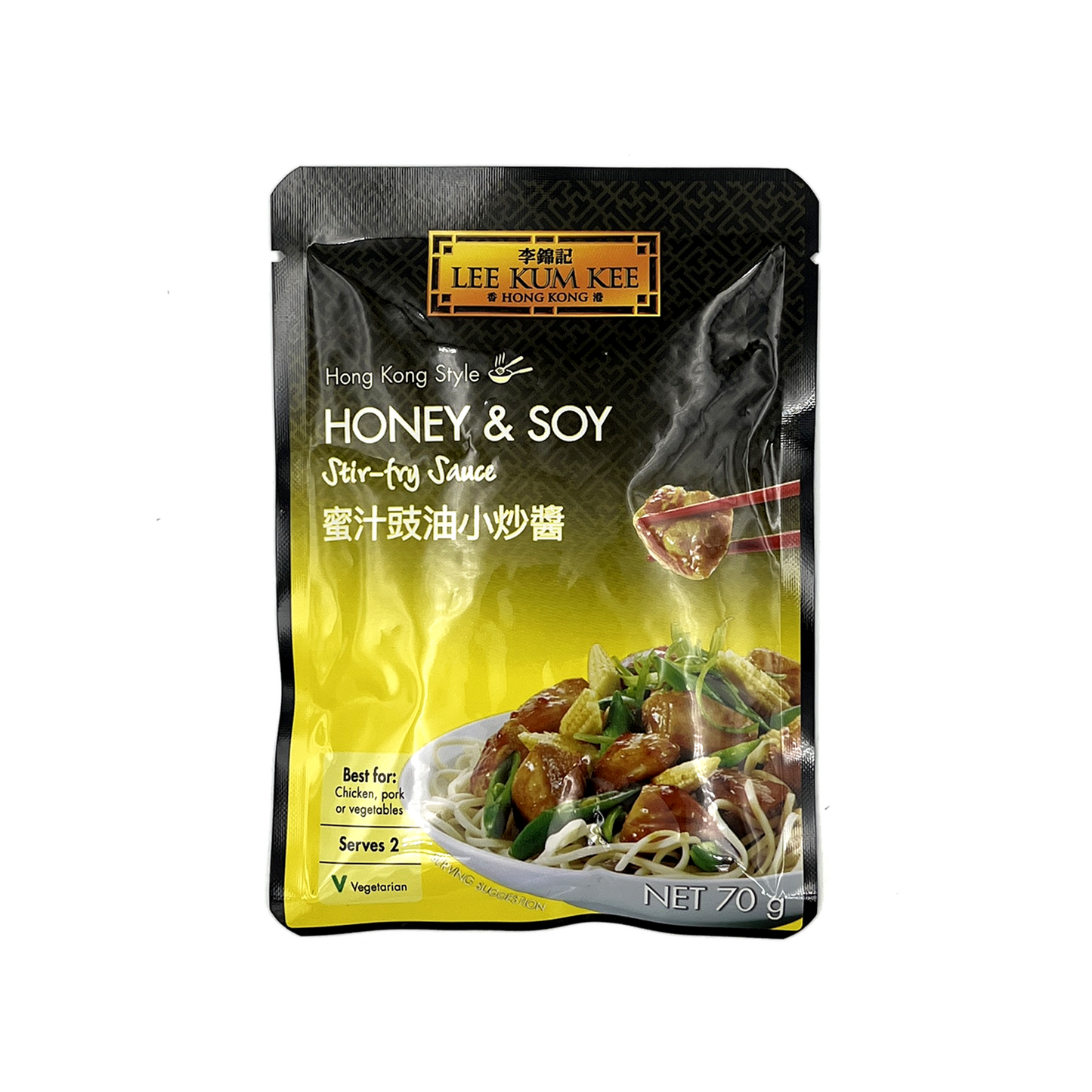 李錦記蜜汁鼓油小炒醬 LEE KUM KEE Honey & Soy Stir Fry Sauce 70g