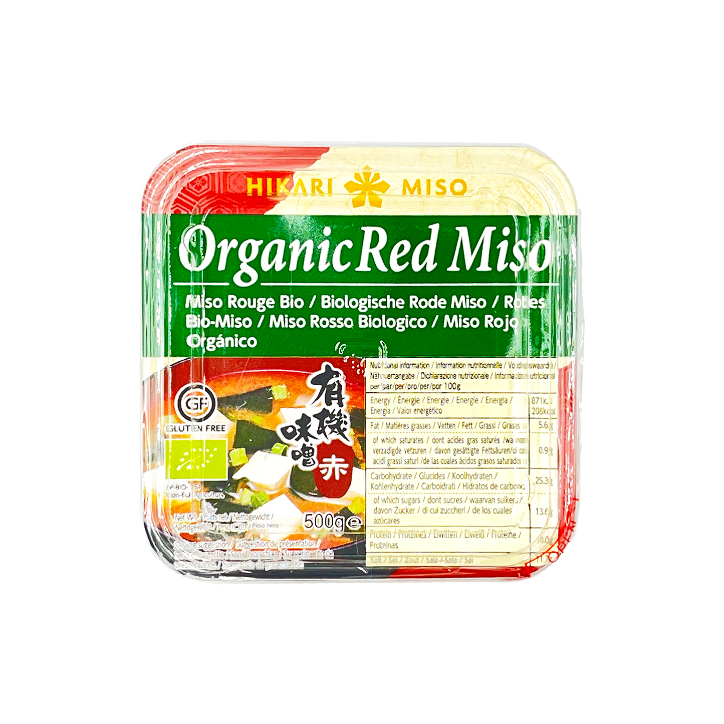HIKARI MISO 日本有機紅味噌 Organic Red Miso 500g