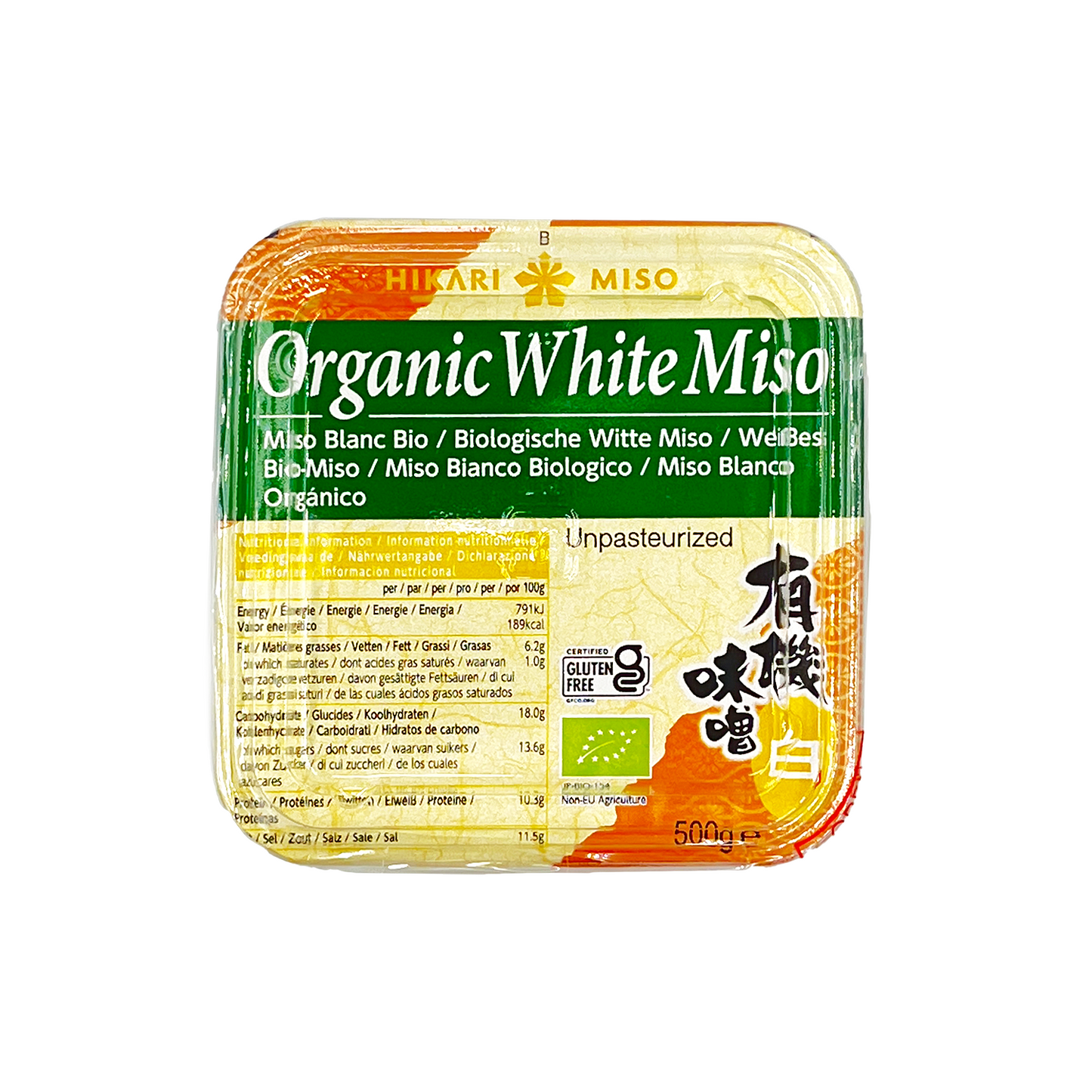 HIKARI MISO Organic White Miso 日本有機白味噌 500g