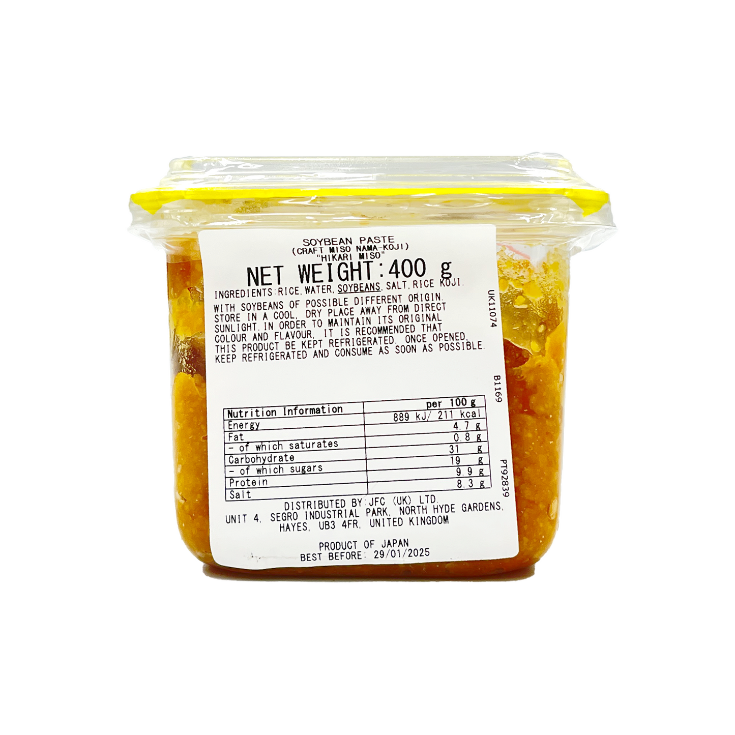 HIKARI MISO Nama Koji Craft Miso 日本生糀味噌 400g