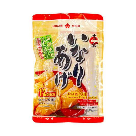 HIKARI MISO 日本油炸豆腐皮 Inari Age Seasoned Fried Bean Curd 12pcs