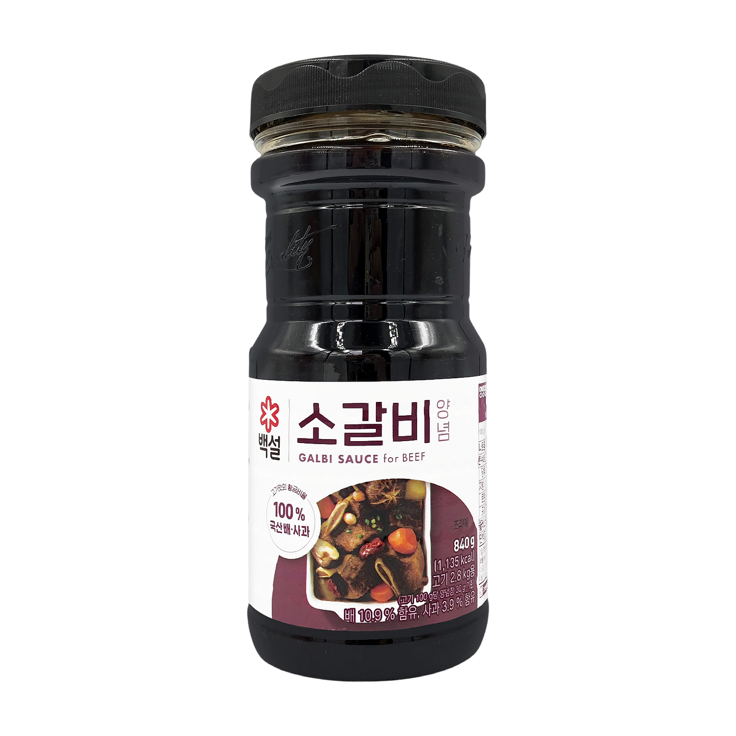 CJ BEKSUL 韓國燒烤牛肋骨醬 (大) BBQ Galbi Sauce for Beef (L) 840g