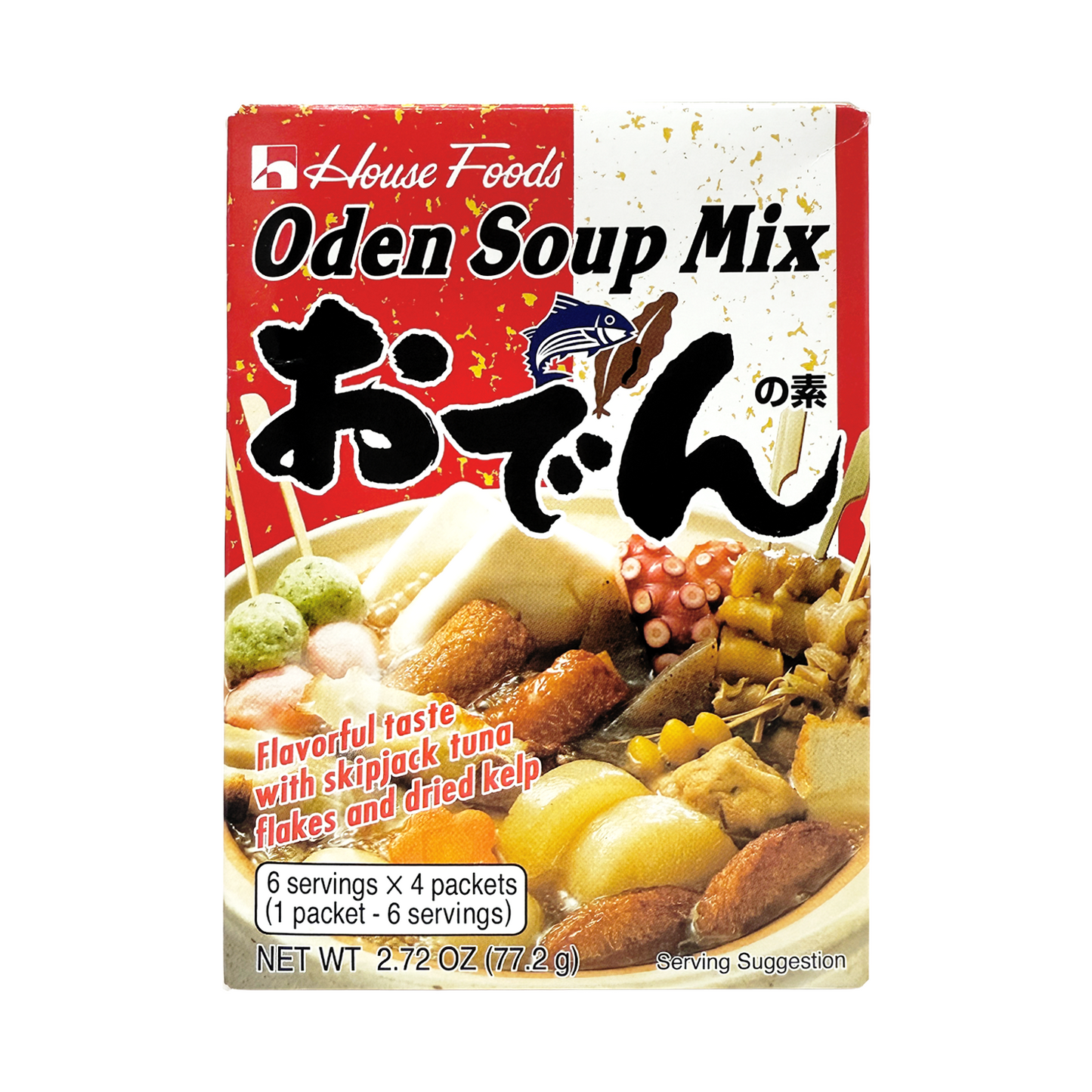 HOUSE FOODS Oden Soup Mix 好侍日本關東煮高湯粉 4pcs