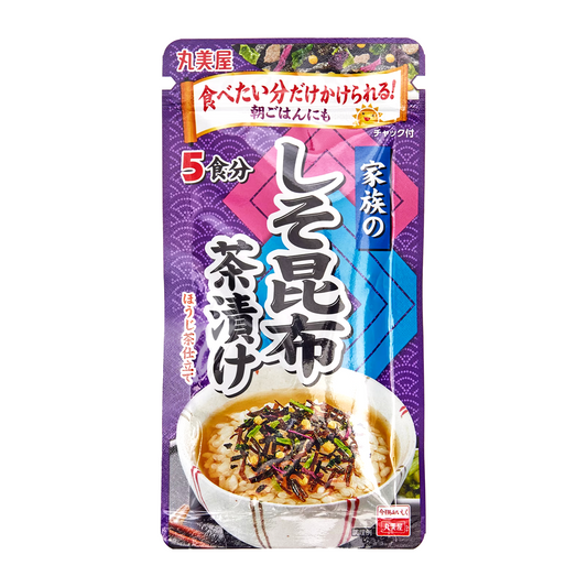 丸美屋日本茶漬調味料 (紫蘇和昆布) MARUMIYA Chazuke Rice Soup Topping (Perilla & Kelp) 5pks