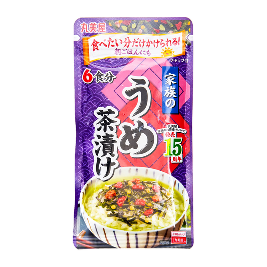 丸美屋日本茶漬調味料 (梅子) MARUMIYA Chazuke Rice Soup Topping (Pickled Plum) 6pks