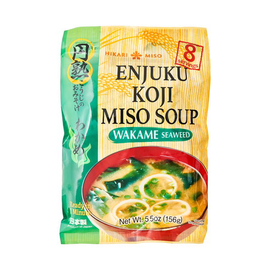 HIKARI MISO Enjuku Instant Miso Soup (Wakame Seaweed) 日本即食味噌湯 (裙帶菜) 8pks