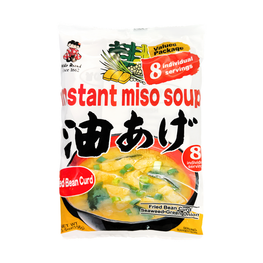 MIKO BRAND Instant Miso Soup (Fried Beancurd) 神州一味噌日本即食味噌湯包 (炸豆腐) 8pcs