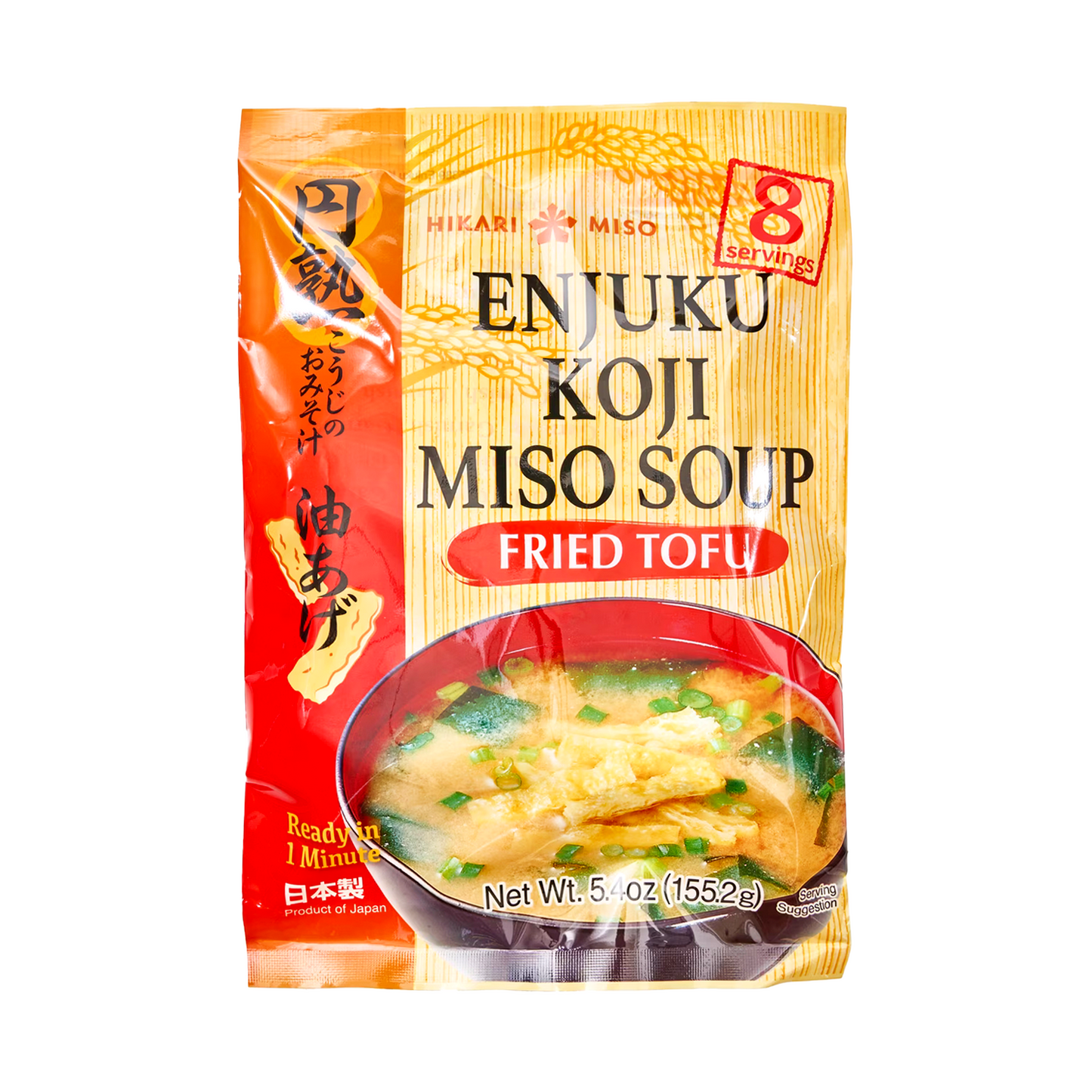 HIKARI MISO 日本即食味噌湯 (炸豆腐) Enjuku Instant Miso Soup (Fried Tofu) 8pks