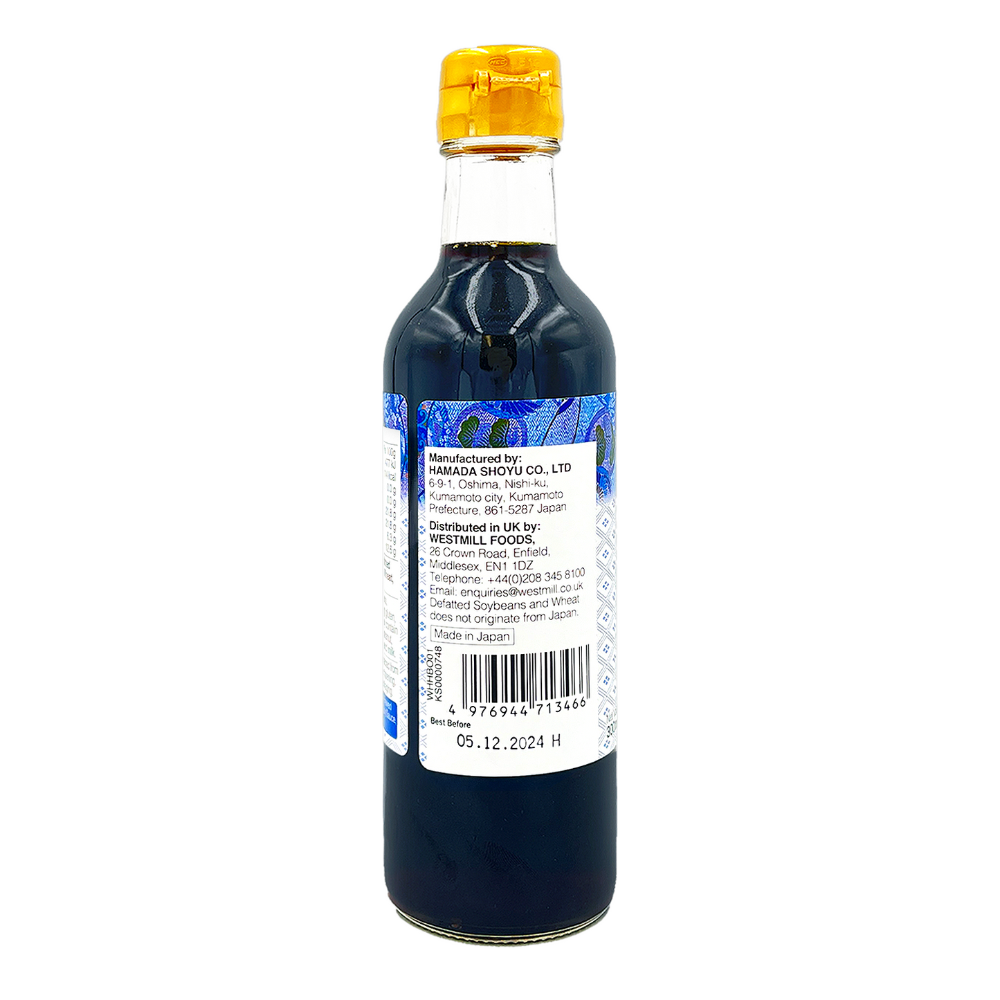 HAMADAYA Japanese Seasoning Soy Sauce 浜田日本極上醬油 300ml