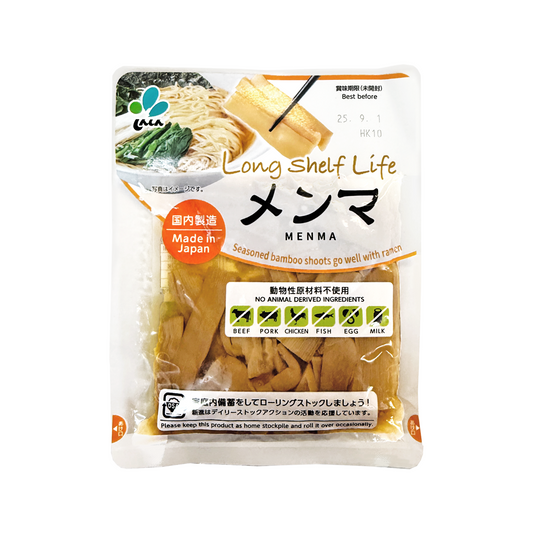 SHIN-SHIN Menma Seasoned Bamboo Shoots 日本醬油調味竹筍 90g