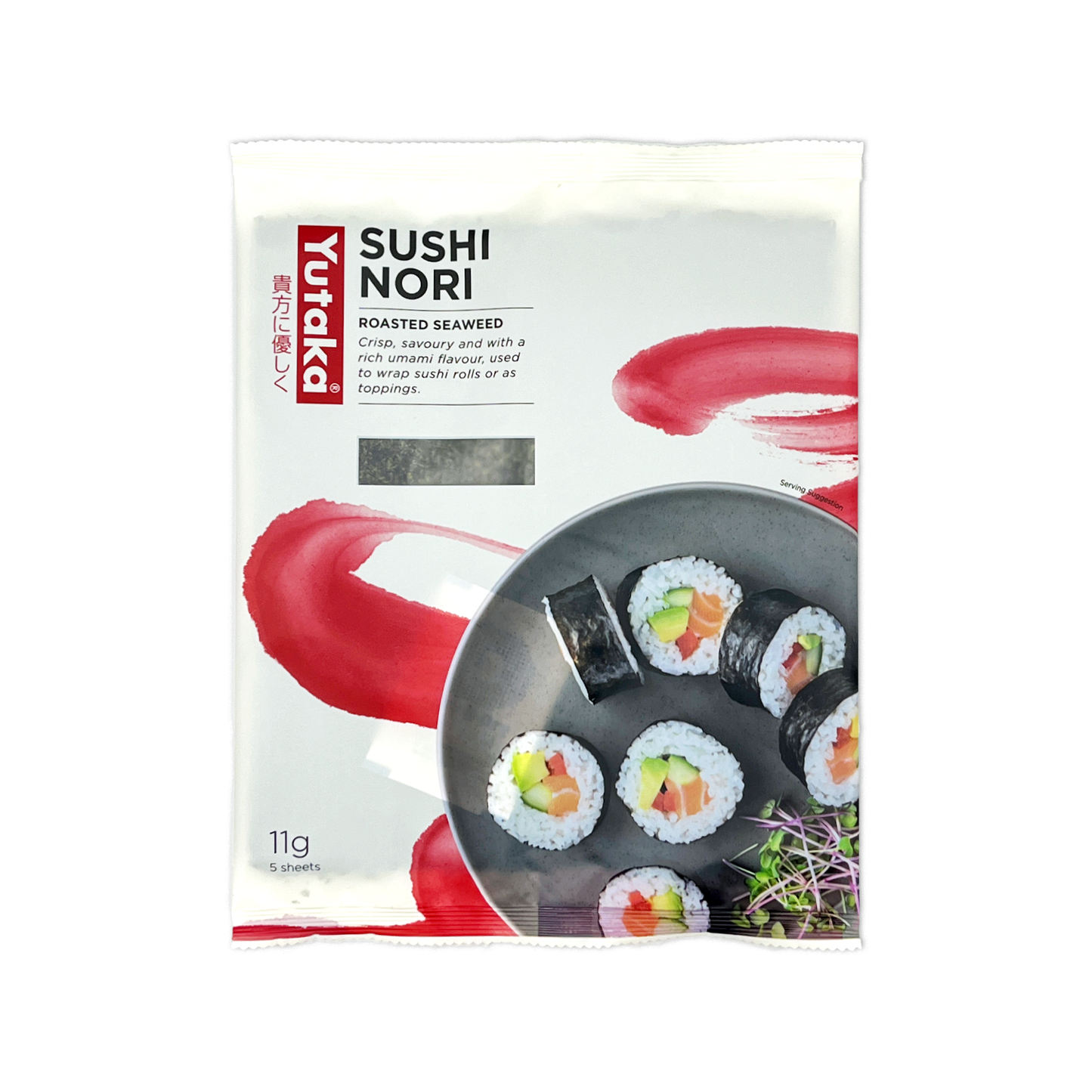 YUTAKA 壽司紫菜 (5片) Roasted Seaweed (5 Sheets)