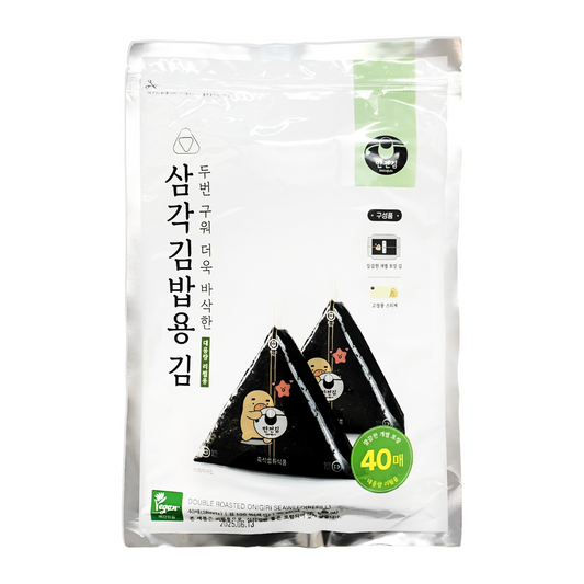 萬田飯團紫菜補充裝 (40張) MANJUN Double Roasted Onigiri Seaweed Refill (40 Sheets)