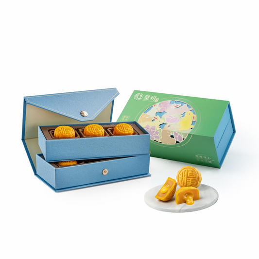 IMPERIAL PATISSERIE Fruity Assorted Lava Mooncakes 皇玥果逸流心雙輝月餅 6pcs