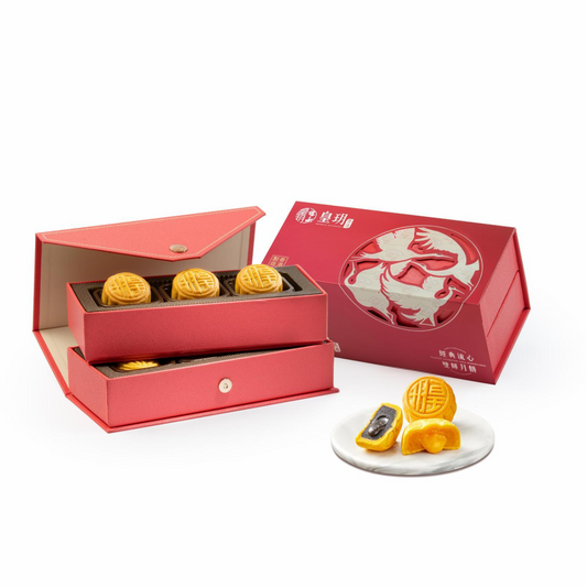IMPERIAL PATISSERIE Classic Assorted Lava Mooncakes 皇玥經典流心雙輝月餅 6pcs
