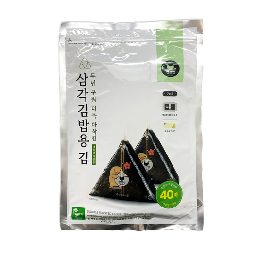 萬田飯團紫菜補充裝 (40張) MANJUN Double Roasted Onigiri Seaweed Refill (40 Sheets)